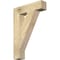 Ekena Millwork Traditional Block Rough Sawn Bracket, Douglas Fir, 4"W x 18"D x 26"H BKT04X18X26TRA05RDF - alternate 1